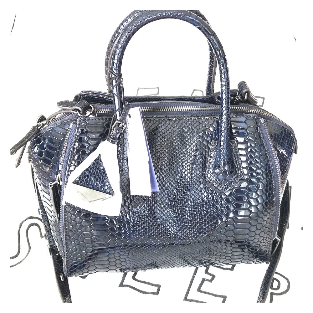 Rebecca minkoff mini Perry blue satchel